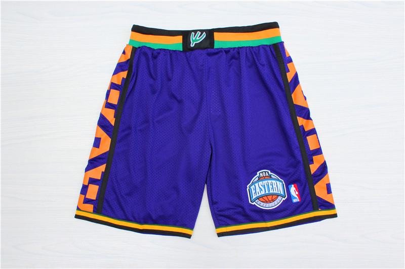 Men 1995 NBA All Star blue shorts